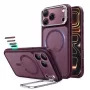 ESR Classic Hybrid Kickstand MagSafe puzdro pre iPhone 17 Pro / 18 Pro - matná tmavobordová