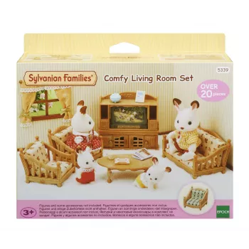 EPOCH Sylvanian Families vidiecka obývačka - nábytková hracia sada vidieckej obývačky