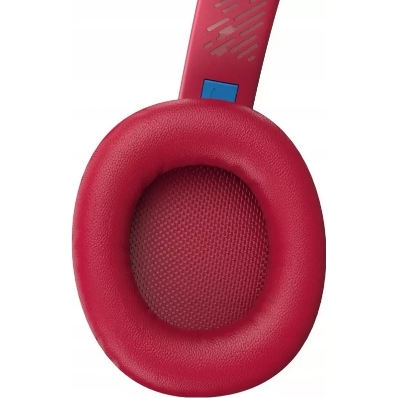 PowerLocus Bobo Kids bezdrôtové slúchadlá, LED, AUX, modrá/červená