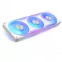 NZXT F360U Ultra RGB 120mm ventilátor trojbalenie biely
