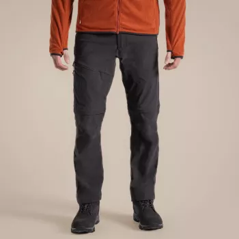 Craghoppers NosiLife Pro Convertible Trouser III pánske turistické nohavice čierna pepper