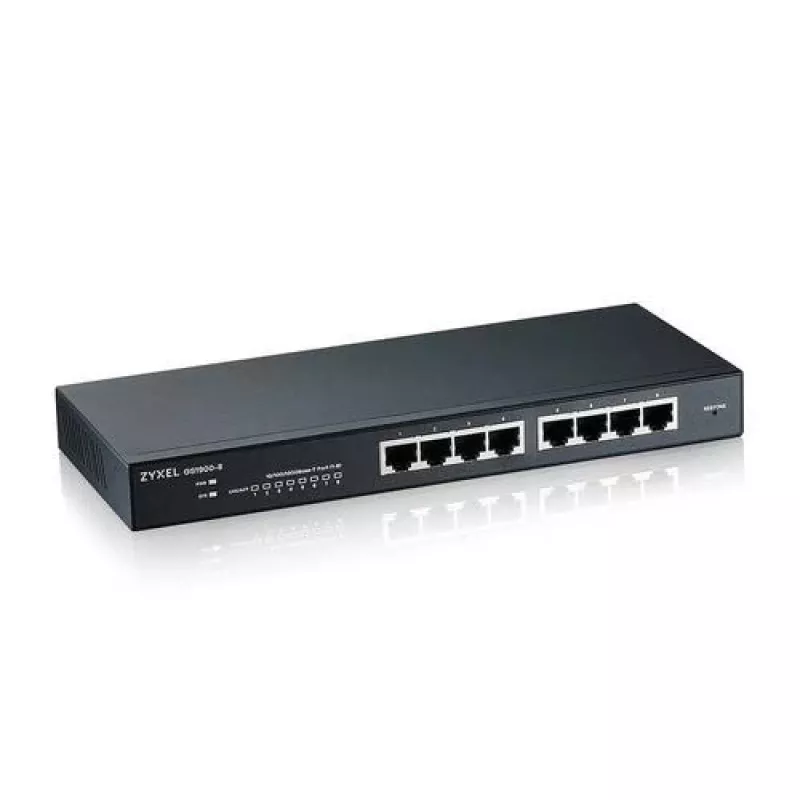 DSIT Zyxel GS1900 Smart Managed Switch VA-GS-1900-8 – 8-port Gigabit Ethernet
