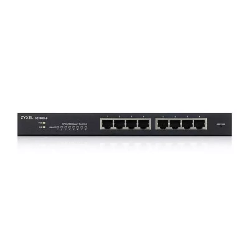 DSIT Zyxel GS1900 Smart Managed Switch VA-GS-1900-8 – 8-port Gigabit Ethernet