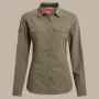Craghoppers dámske NosiLife Adventure LS Shirt III – Wild Olive – L