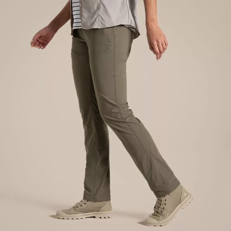 Craghoppers NosiLife Pro Trouser III dámske turistické nohavice – Wild Olive, veľkosť L