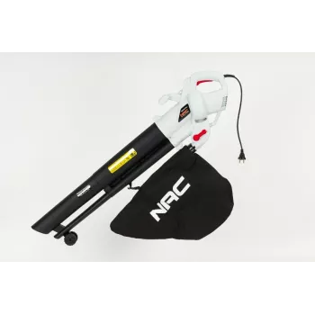 NAC elektrický fúkač na lístie vysávač drvič 3200W VBE320-FS-J 3-in-1 záhradný fúkač na lístie s 45L vreckom