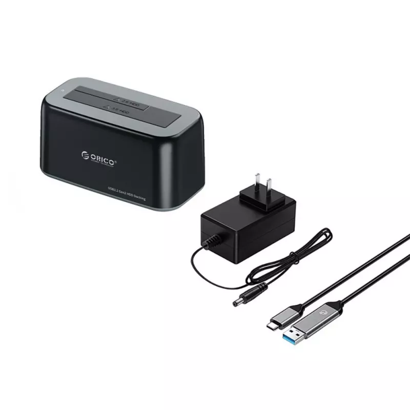 ORICO 6819C3 Dual-Bay USB 3.0 SATA dokovacia stanica pre 2,5/3,5 palcov HDD/SSD - čierna