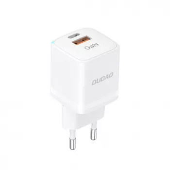DUDAO A13Pro EU GaN 33W PPS USB-C/USB nástenná nabíjačka - biela