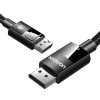 UGREEN DP114 8K DisplayPort konektor samec na konektor samec pletený kábel 2m