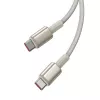 Baseus Tungsten Gold USB-C na USB-C kábel 100W 1m zlatý