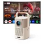 Yaber T2 Plus GTV 1080p 450 ANSI Google TV JBL Dolby Audio prenosný projektor s batériou - béžový