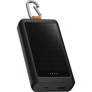 Xtorm Go2 Solar Power Bank 20W 10 000mAh s baterkou - čierna