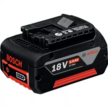 Bosch Professional 18V 5,0 Ah Li-Ion batéria, Slide-In (čierna/červená)