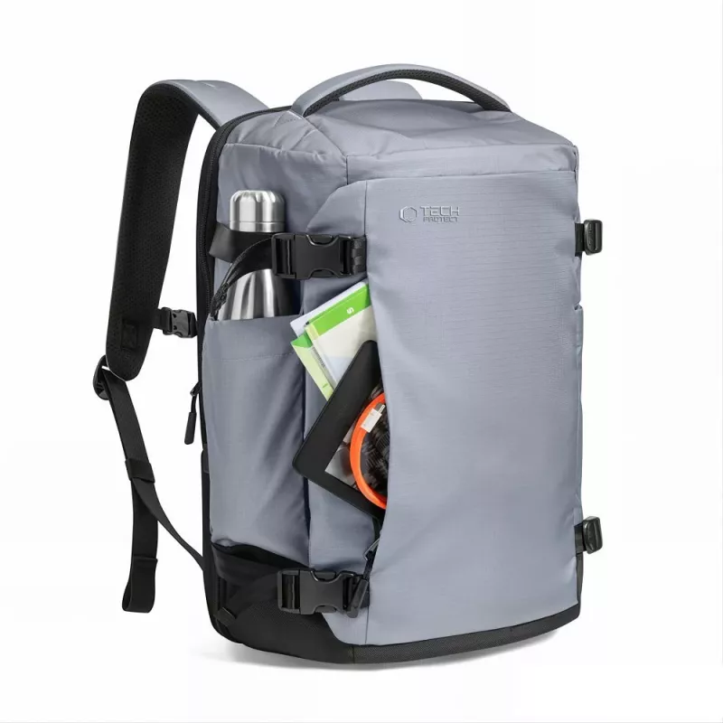 TECH-PROTECT DEFENDER S70 Ryanair & Wizzair cestovný laptop batoh 24L 40x30x20 Urban Grey