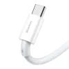 Baseus Superior Series kábel USB-A na USB-C, 66W rýchle nabíjanie, 2m, biely