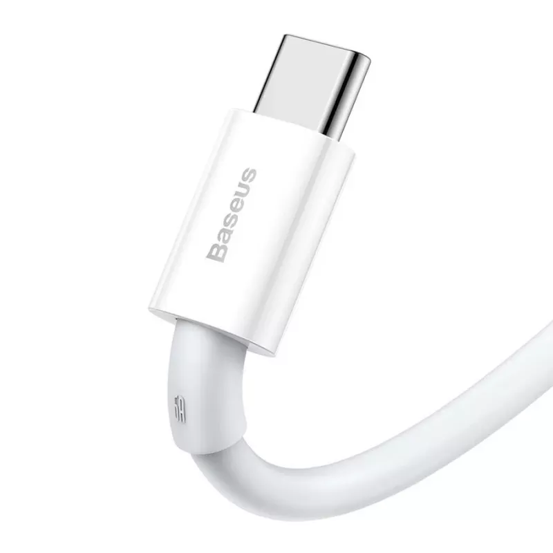 Baseus Superior Series kábel USB-A na USB-C, 66W rýchle nabíjanie, 2m, biely