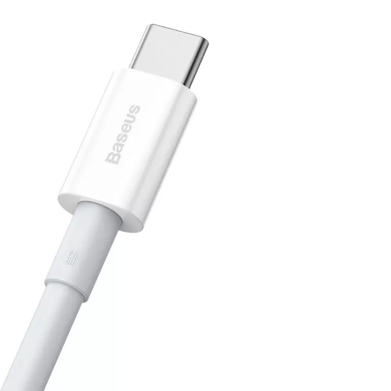 Baseus Superior Series kábel USB-A na USB-C, 66W rýchle nabíjanie, 2m, biely