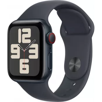Apple Watch SE 2 GPS + Cellular 40mm, polnoc, Sport Band M/L (MRGA3ET/A)