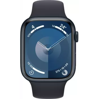 Apple Watch 9 GPS + Cellular 45mm, polnoc, Sport Band M/L (MRMD3ET/A)