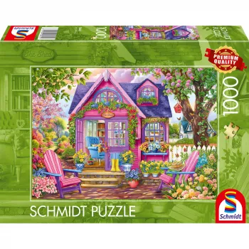 Schmidt Spiele 58061 Ein Häuschen zum Verlieben 1000-dielne puzzle