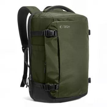 TECH-PROTECT DEFENDER S70 Ryanair a Wizz Air cestovný laptop cabin batoh 24L 40x30x20 vojenská zelená