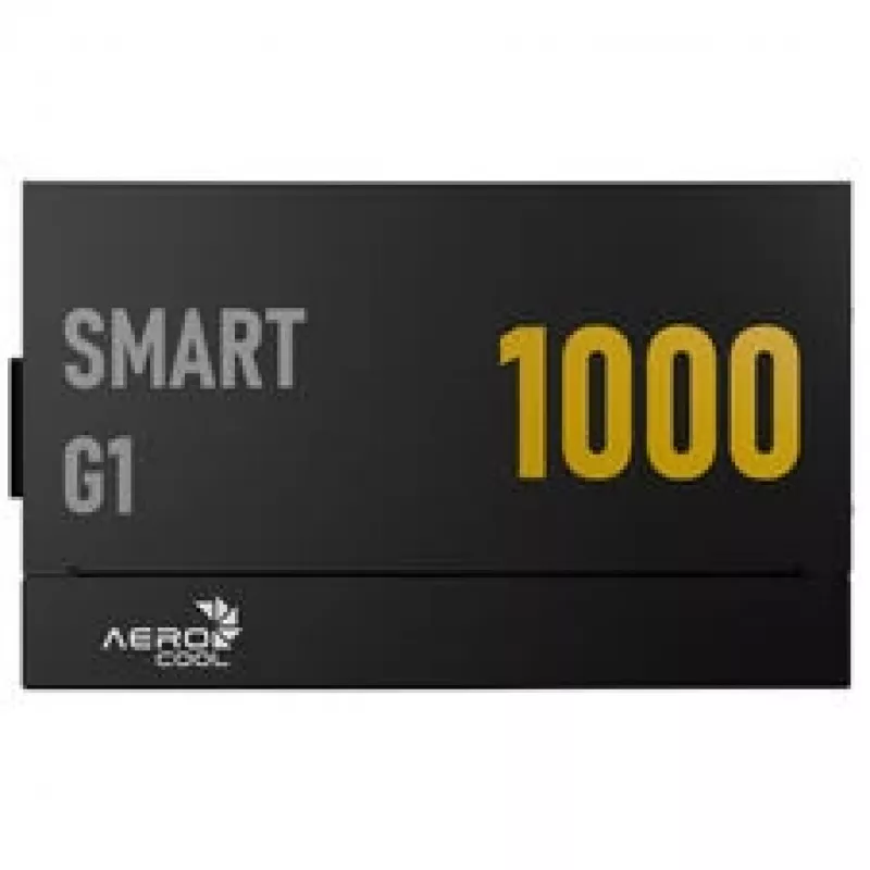 Aerocool Smart G1 80 PLUS Gold napájací zdroj, PCIe 5.1, ATX 3.1 - 1000 Watt, čierna
