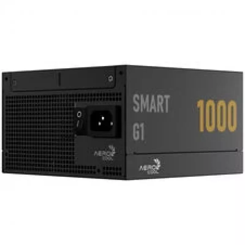 Aerocool Smart G1 80 PLUS Gold napájací zdroj, PCIe 5.1, ATX 3.1 - 1000 Watt, čierna