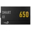 AeroCool Smart G1 80 PLUS Gold napájací zdroj, PCIe 5.1, ATX 3.1 - 650 Watt, čierna