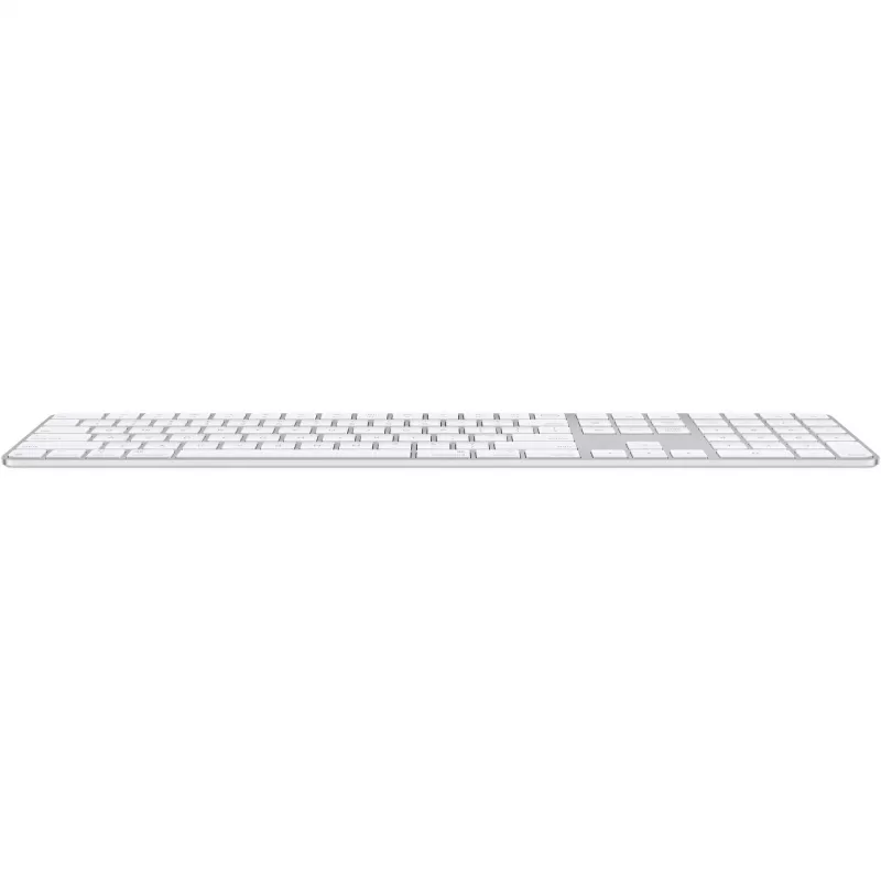 Apple Magic Keyboard s Touch ID a numerickou klávesnicou, ruské rozloženie, biele klávesy (MXK73RS/A)