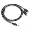 Ugreen 2x RCA na 3,5 mm audio kábel 1,5 m čierny