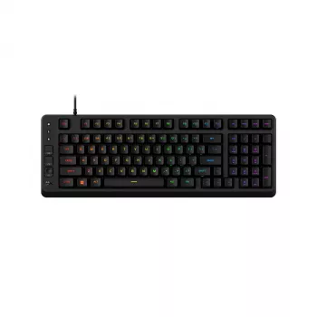 HP HyperX Eve 1800 mechanická herná klávesnica - 60% kompaktná, HyperX Red spínače, RGB, 1000 Hz