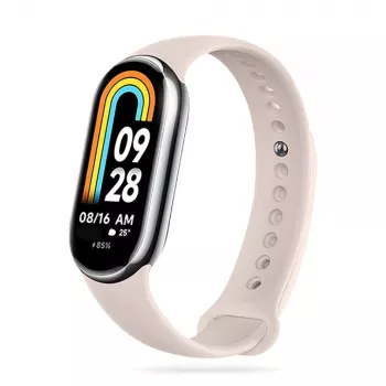 TECH-PROTECT ICONBAND silikónový náhradný remienok pre Xiaomi Smart Band 8 / 8 NFC, béžový