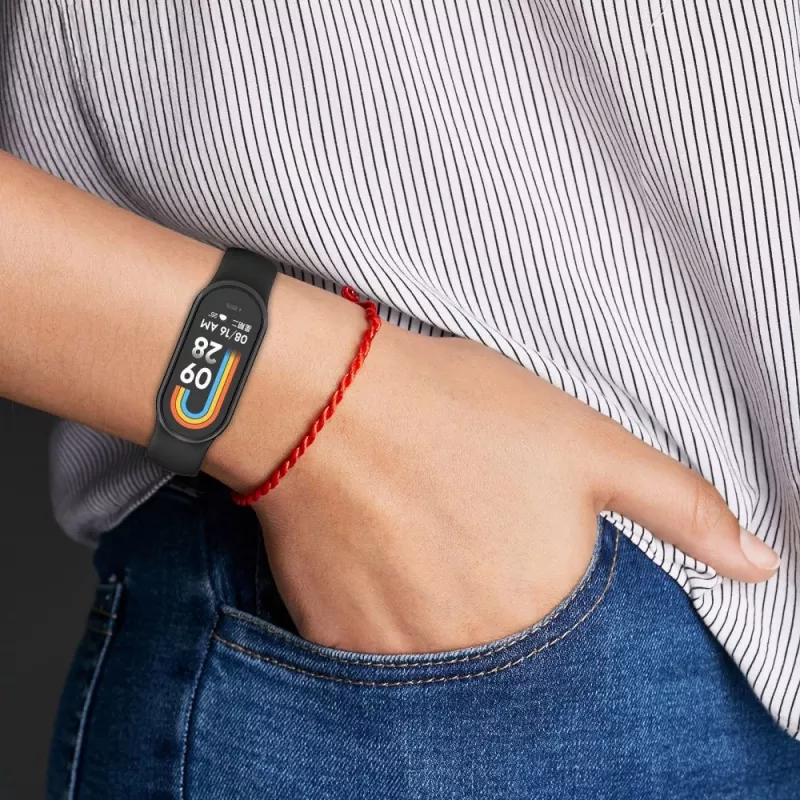 TECH-PROTECT ICONBAND silikónový náhradný remienok pre Xiaomi Smart Band 8 / 8 NFC, béžový