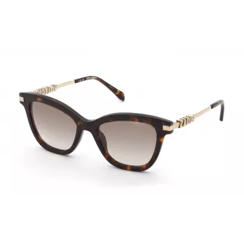 ZADIG & VOLTAIRE dámske slnečné okuliare SZV451 Havana acetát s gradientovými hnedými sklami, 52/19/140 mm