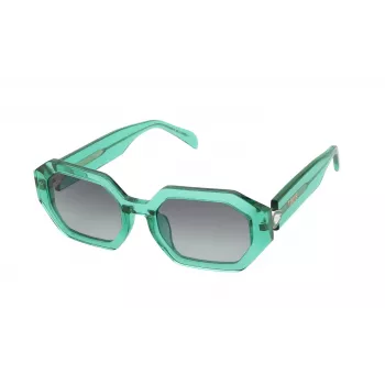 TOUS dámske slnečné okuliare STOB83S5302GN – geometrický acetátový rám s UV400 ochranou