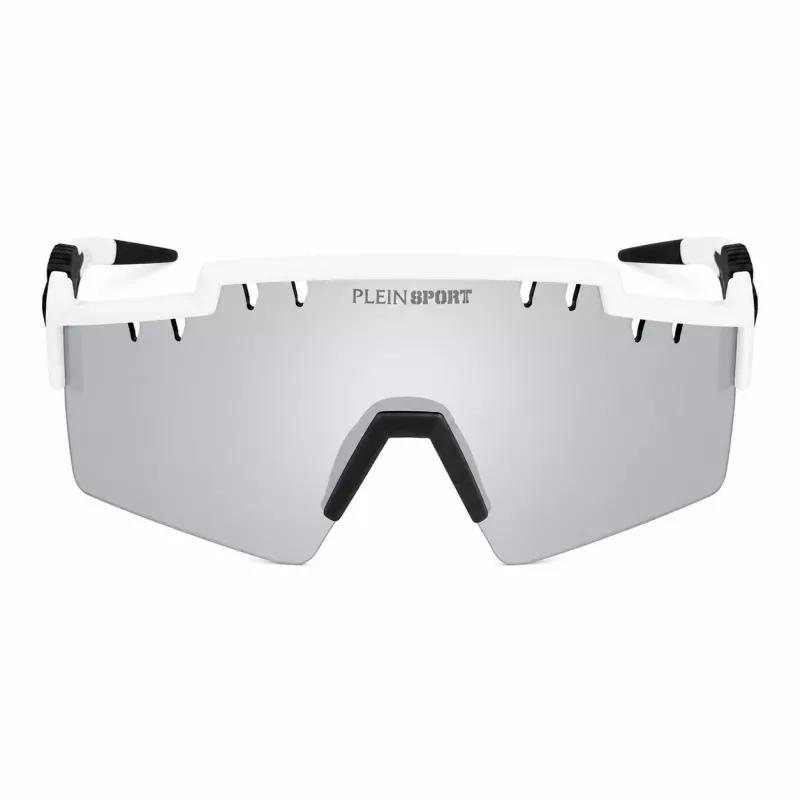 Philipp Plein Sport pánske slnečné okuliare SSP001-9905WW - čierny rám, sivé sklá, 99 mm