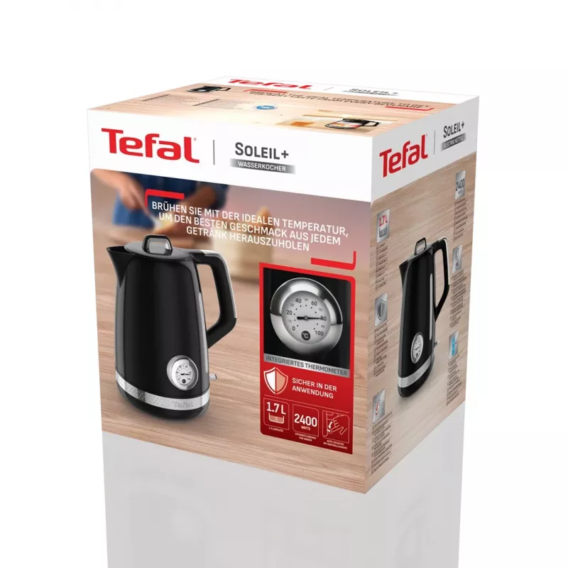 Tefal Soleil KO3558E0 kanvica 1,7L 2400W čierna