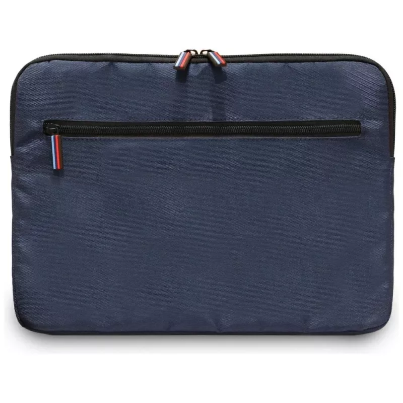 BMW nylonové puzdro na notebook 14 inch tmavomodré s kovovým logom a vreckami na príslušenstvo