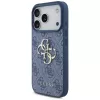 GUESS 4G Big Logo tvrdé puzdro pre Apple iPhone 17 Pro / 18 Pro - modré