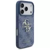 GUESS 4G Big Logo tvrdé puzdro pre Apple iPhone 17 Pro / 18 Pro - modré