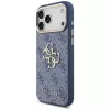 Guess 4G Big Classic Logo puzdro pre iPhone 18 Pro Max / 17 Pro Max, modré a zlaté
