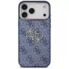 Guess 4G Big Classic Logo puzdro pre iPhone 18 Pro Max / 17 Pro Max, modré a zlaté