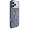 Guess 4G Big Classic Logo puzdro pre iPhone 18 Pro Max / 17 Pro Max, modré a zlaté