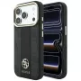 Guess 4G Stripe Round and Classic Logos MagSafe puzdro pre iPhone 18 Pro Max / 17 Pro Max - čierna