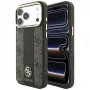 Guess 4G Stripe Round and Classic Logos MagSafe puzdro pre iPhone 18 Pro / 17 Pro - hnedá