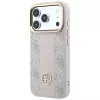GUESS 4G Stripe Round and Classic Logos MagSafe puzdro pre iPhone 18 Pro Max / 17 Pro Max - ružová