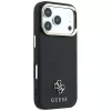 Guess Saffiano Small 4G & Classic Logo MagSafe puzdro pre Apple iPhone 17 Pro Max / 18 Pro Max - čierna
