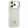 Guess Stripe Peony 4G Logo MagSafe puzdro pre Apple iPhone 18 Pro / 17 Pro – béžová