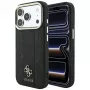 Guess Stripe Peony 4G Logo MagSafe puzdro pre Apple iPhone 18 Pro / 17 Pro - čierna