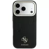 Guess Stripe Peony 4G Logo MagSafe puzdro pre iPhone 18 Pro Max / 17 Pro Max - čierna